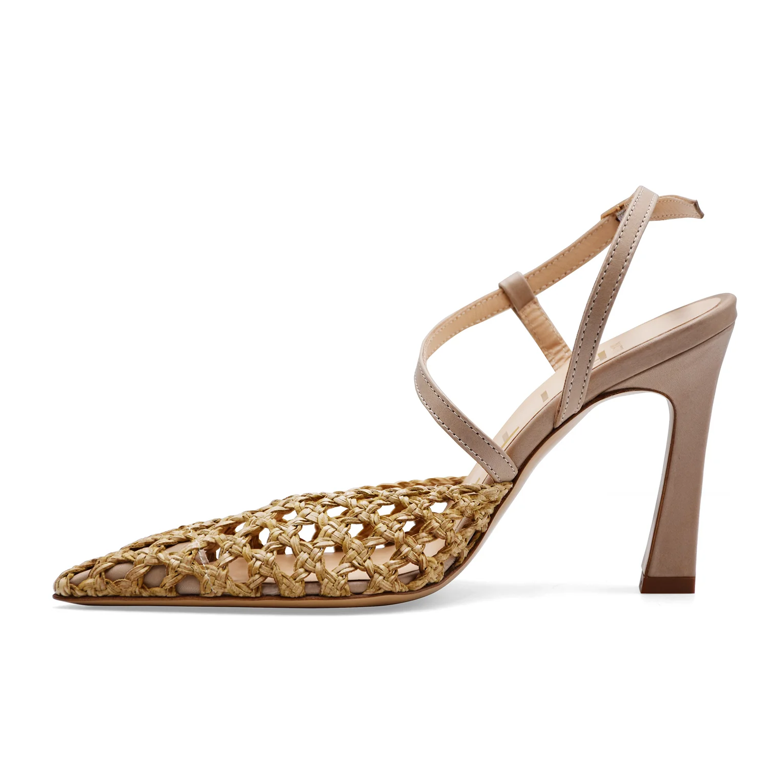 Chanel Matteo Pitti Donna 1557 In Rafia E Cinturino In Pelle - Image 4