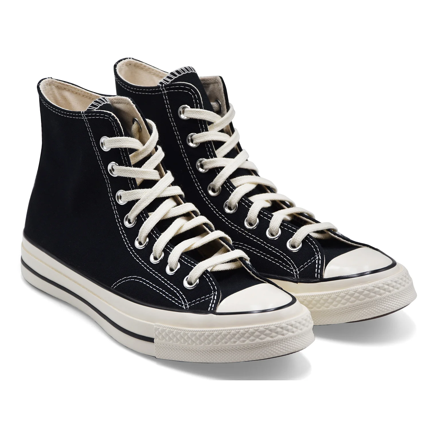 Converse Sneakers Da Uomo CHUCK 70 HI Tela Nera Stile Anni 70 - Image 2