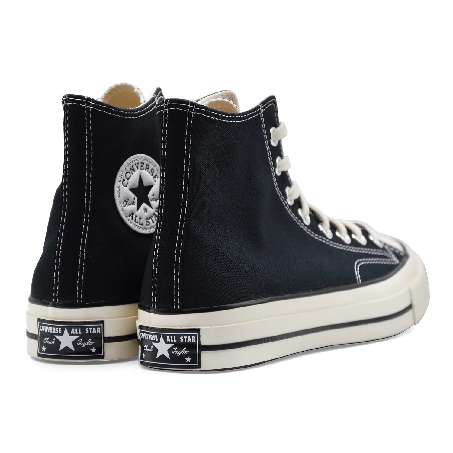 Converse Sneakers Da Uomo CHUCK 70 HI Tela Nera Stile Anni 70 - Image 4