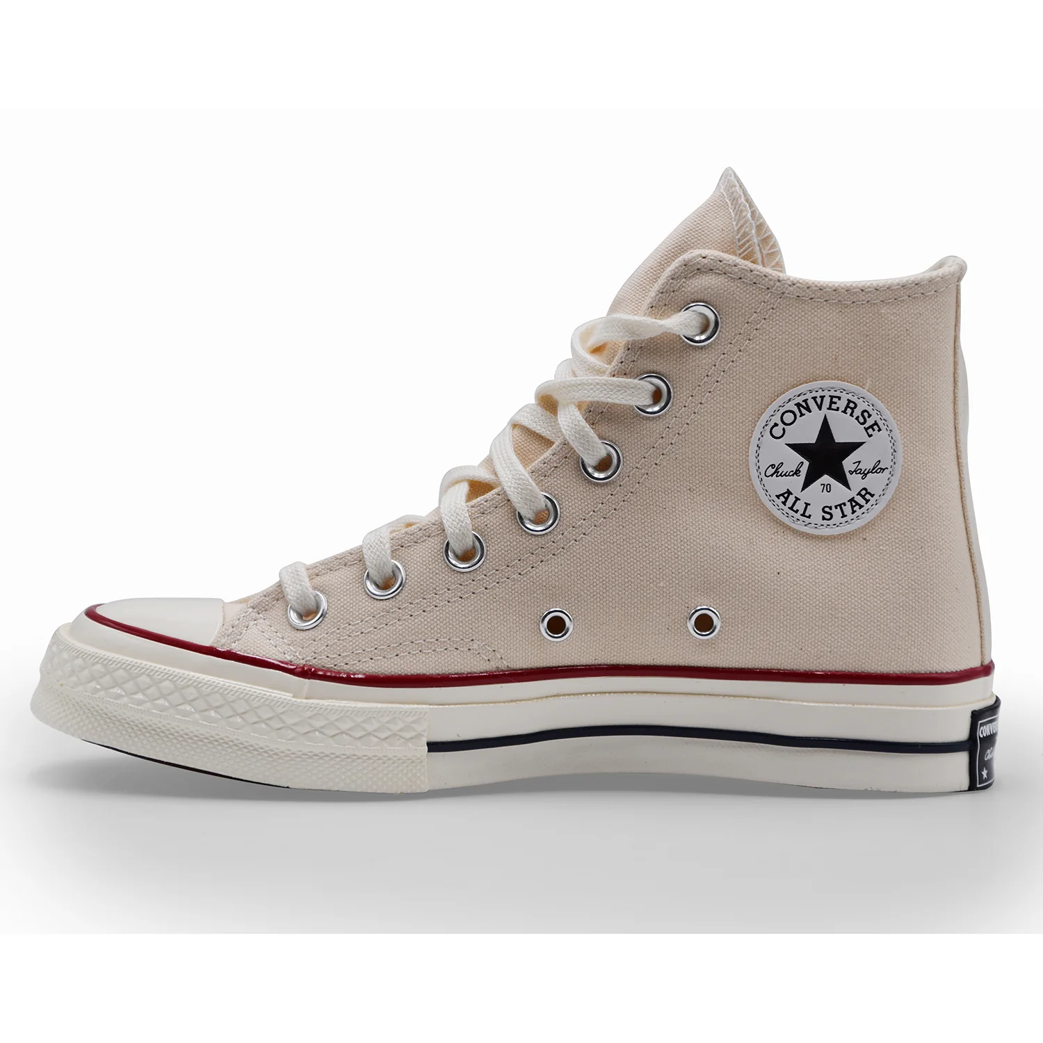 Converse Sneakers Alte Donna CHUCK 70 HI Bianca Logo Laterale - Image 4