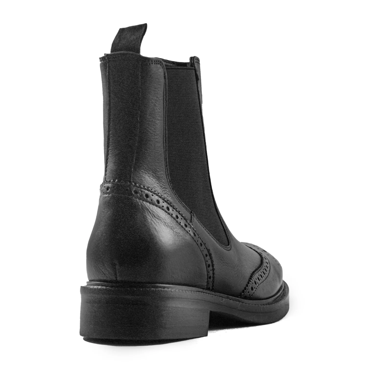 Beatles Donna Nero Marco Ferretti Dettaglio Brogue Sulla Tomaia - Image 4