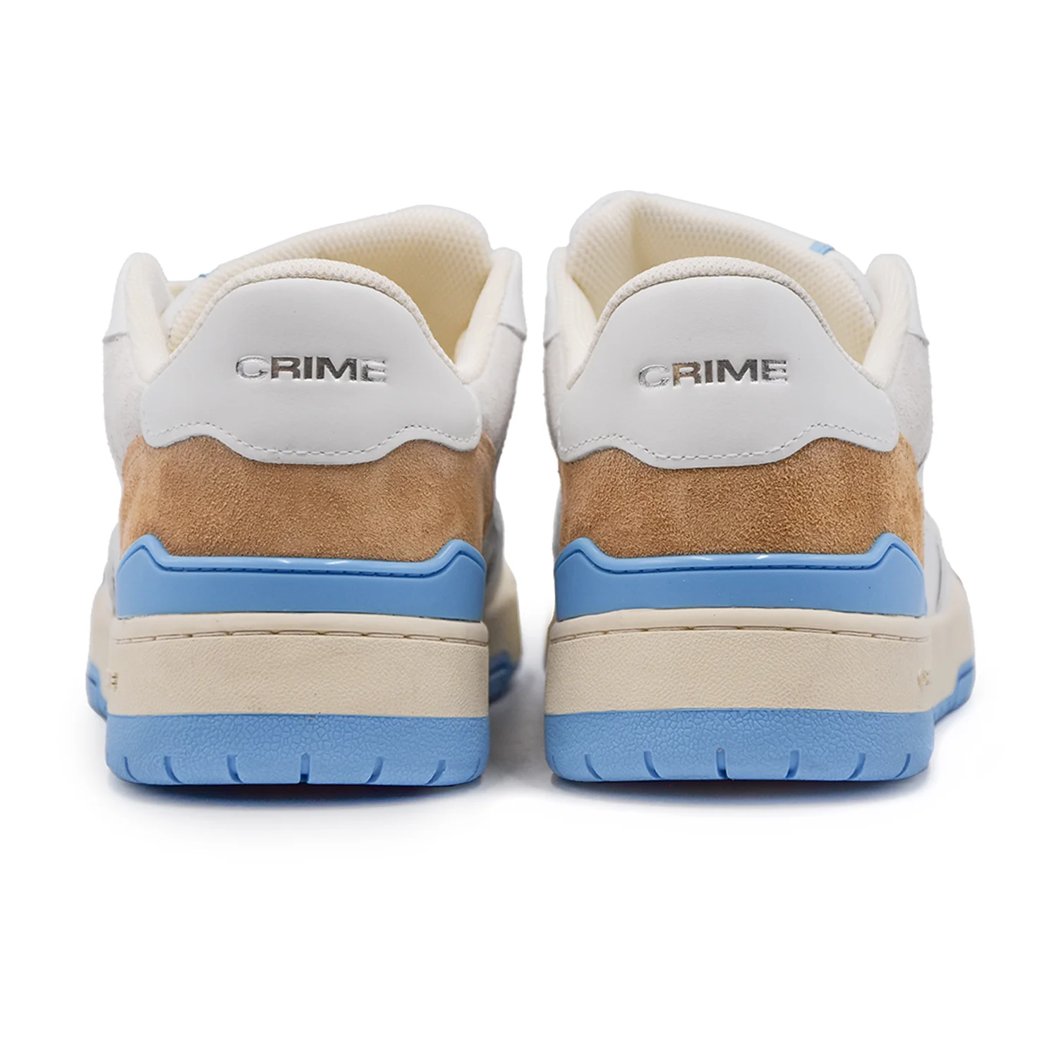 Crime Uomo Sneakers Bianco Off Court Ice Cube Punta Traforata - Image 3