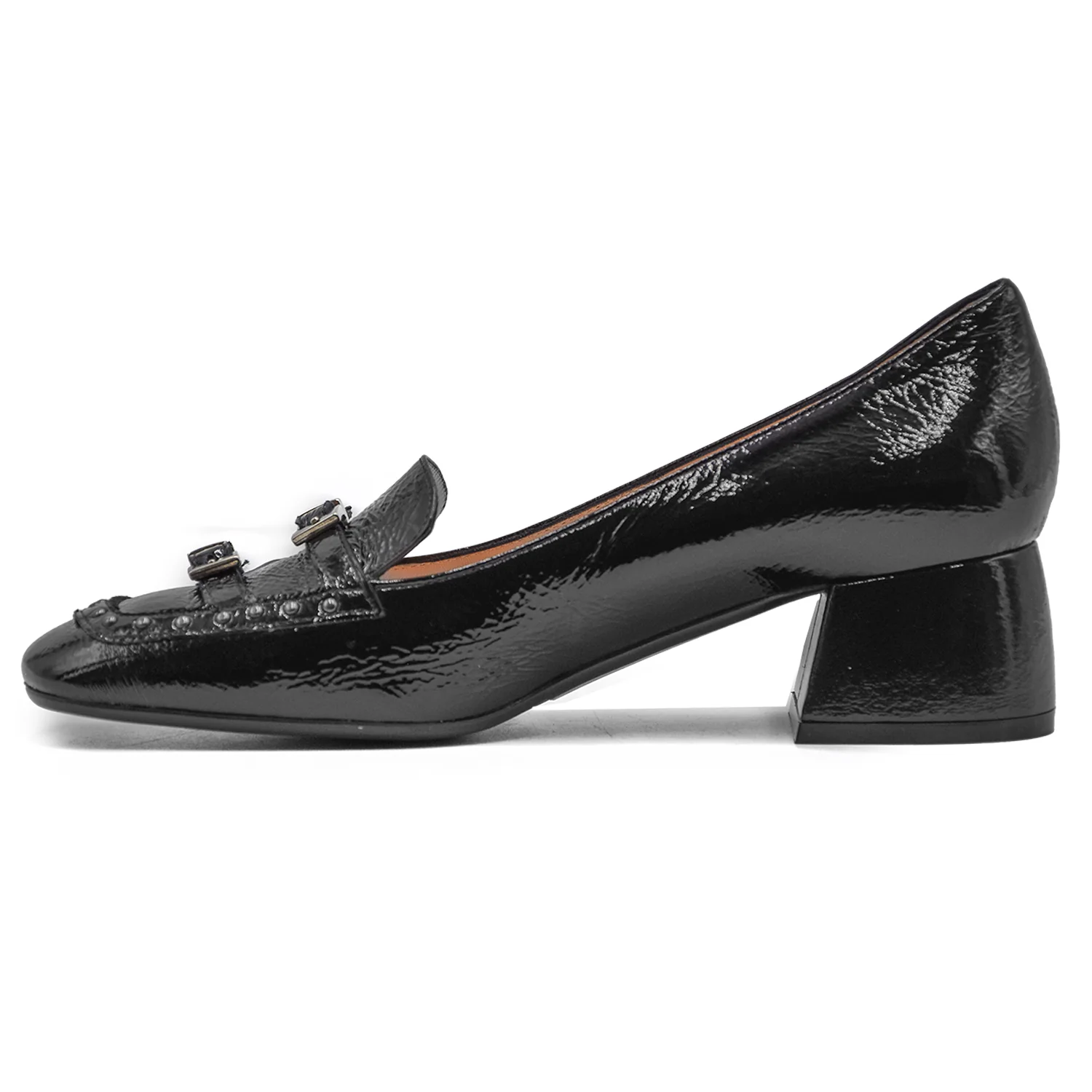 Mocassini Nero Con Abbellimento Frontale Matteo Pitti Donna - Image 3