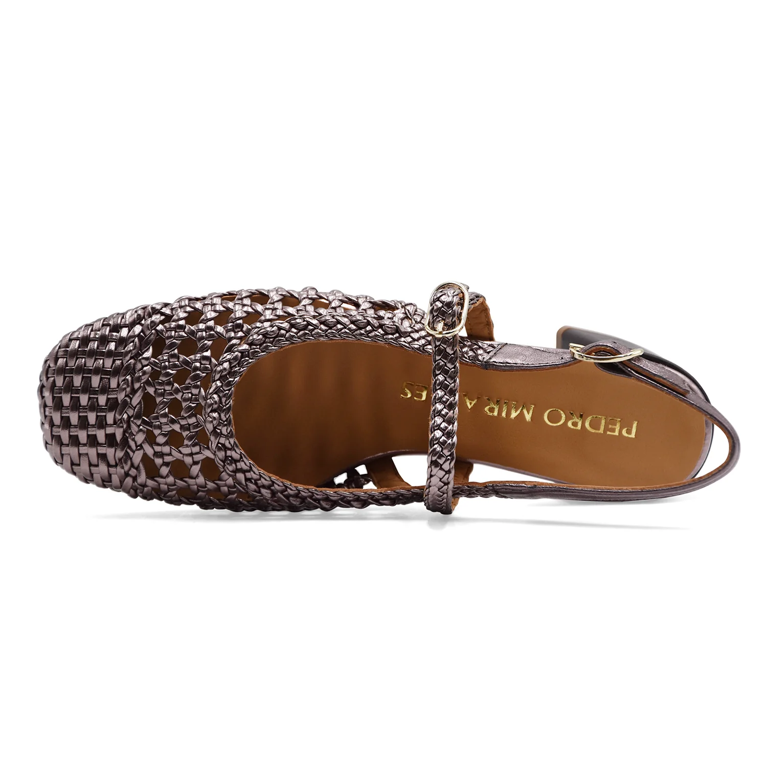 Chanel Pedro Miralles Donna In Pelle Intrecciata Testa Di Moro - Image 3