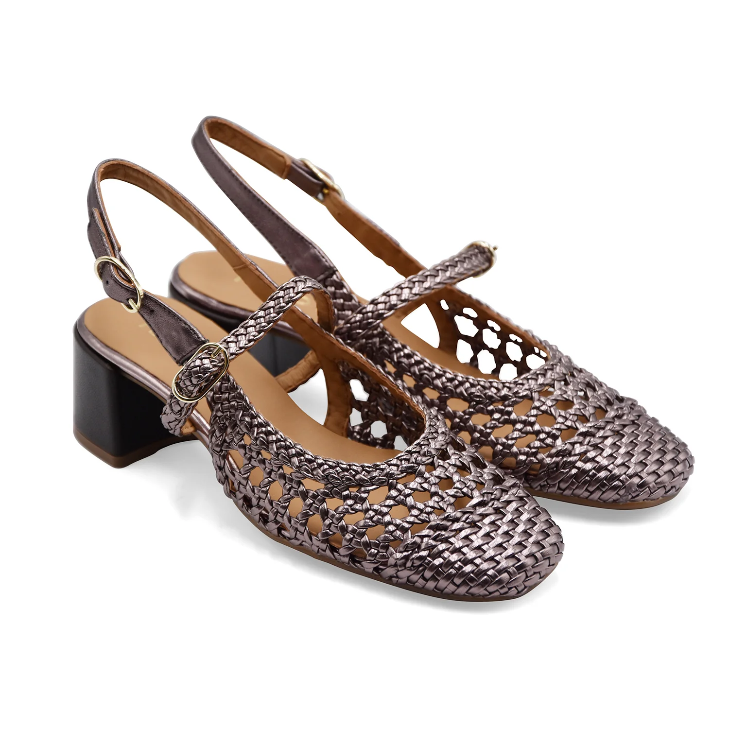 Chanel Pedro Miralles Donna In Pelle Intrecciata Testa Di Moro - Image 4
