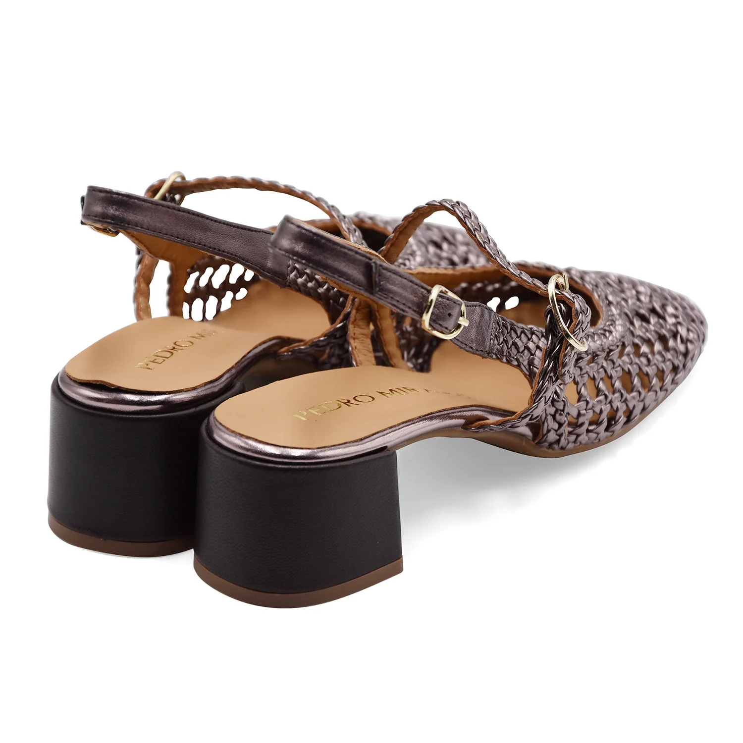 Chanel Pedro Miralles Donna In Pelle Intrecciata Testa Di Moro - Image 5