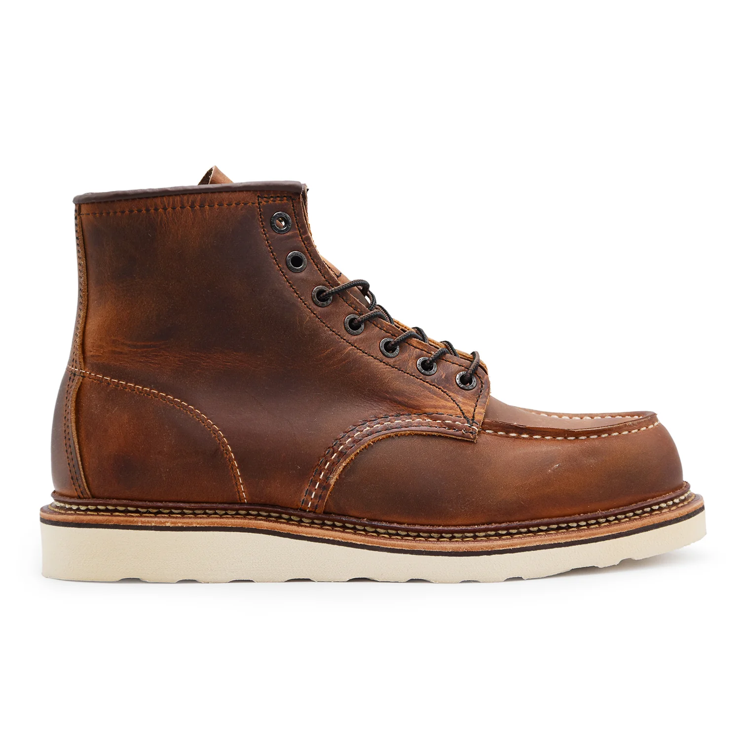 Polacchi Red Wing 1907 Classic Moc Toe 6" Copper Rough & Tough