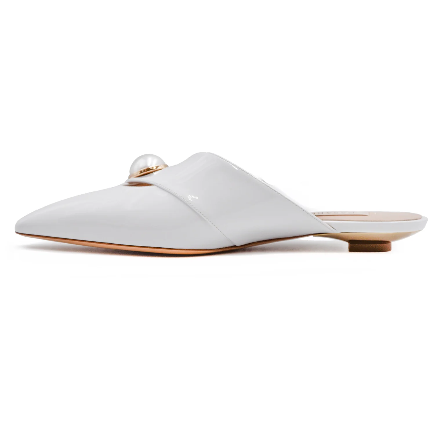 Sabot Donna Casadei Blade Big Con Perla Tocco Di Lusso Bianco - Image 4