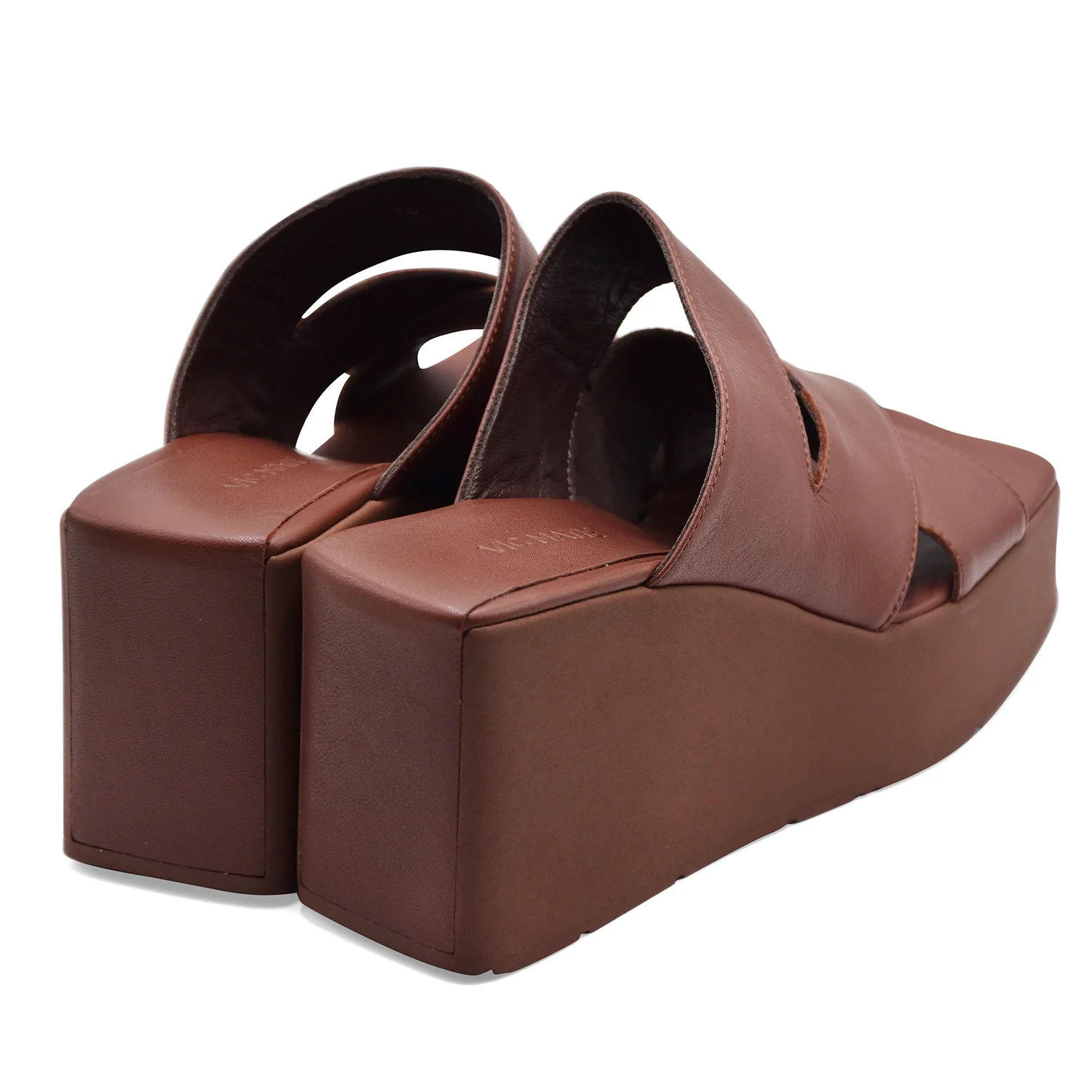 Vic Matié Donna Sandali TRAVEL 338 Pelle Ebano Colore In Voga - Image 3