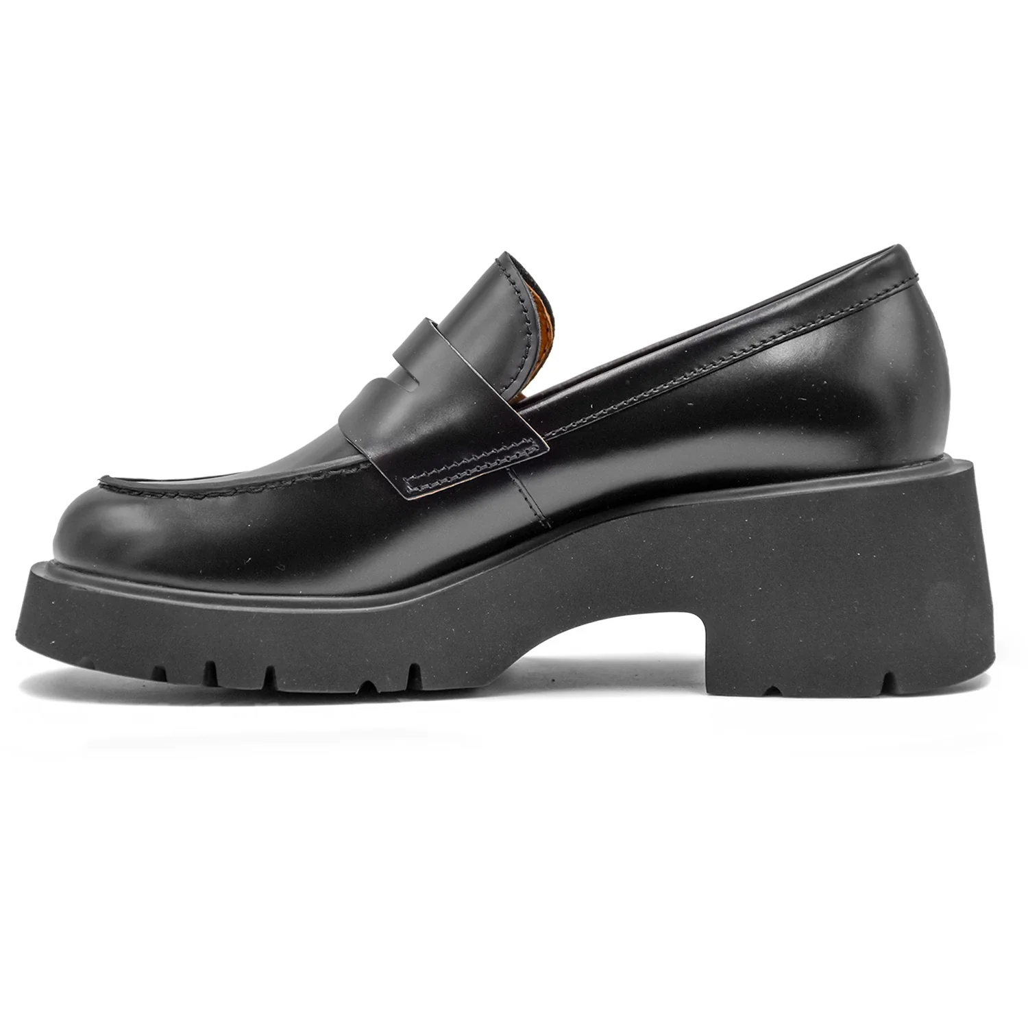 Mocassini Camper Milah Nero Modello Chunky Quotidiano Donna - Image 3