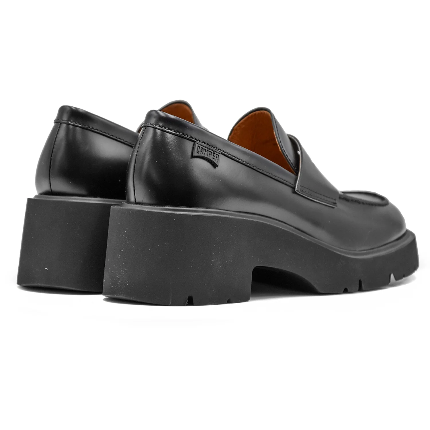 Mocassini Camper Milah Nero Modello Chunky Quotidiano Donna - Image 4