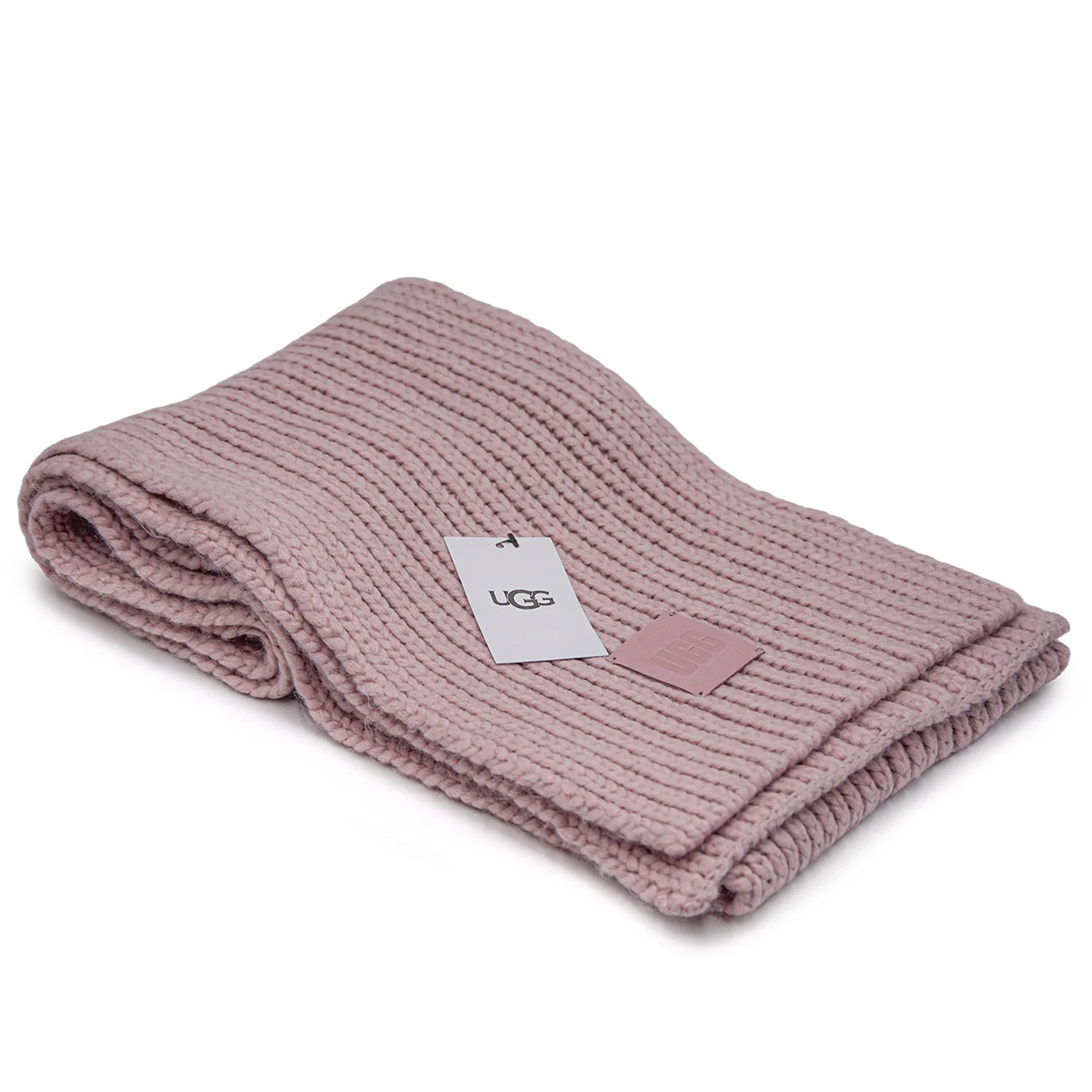 Ugg Sciarpe Donna Rosa Modello Chunky In Comodo Misto Lana - Image 2