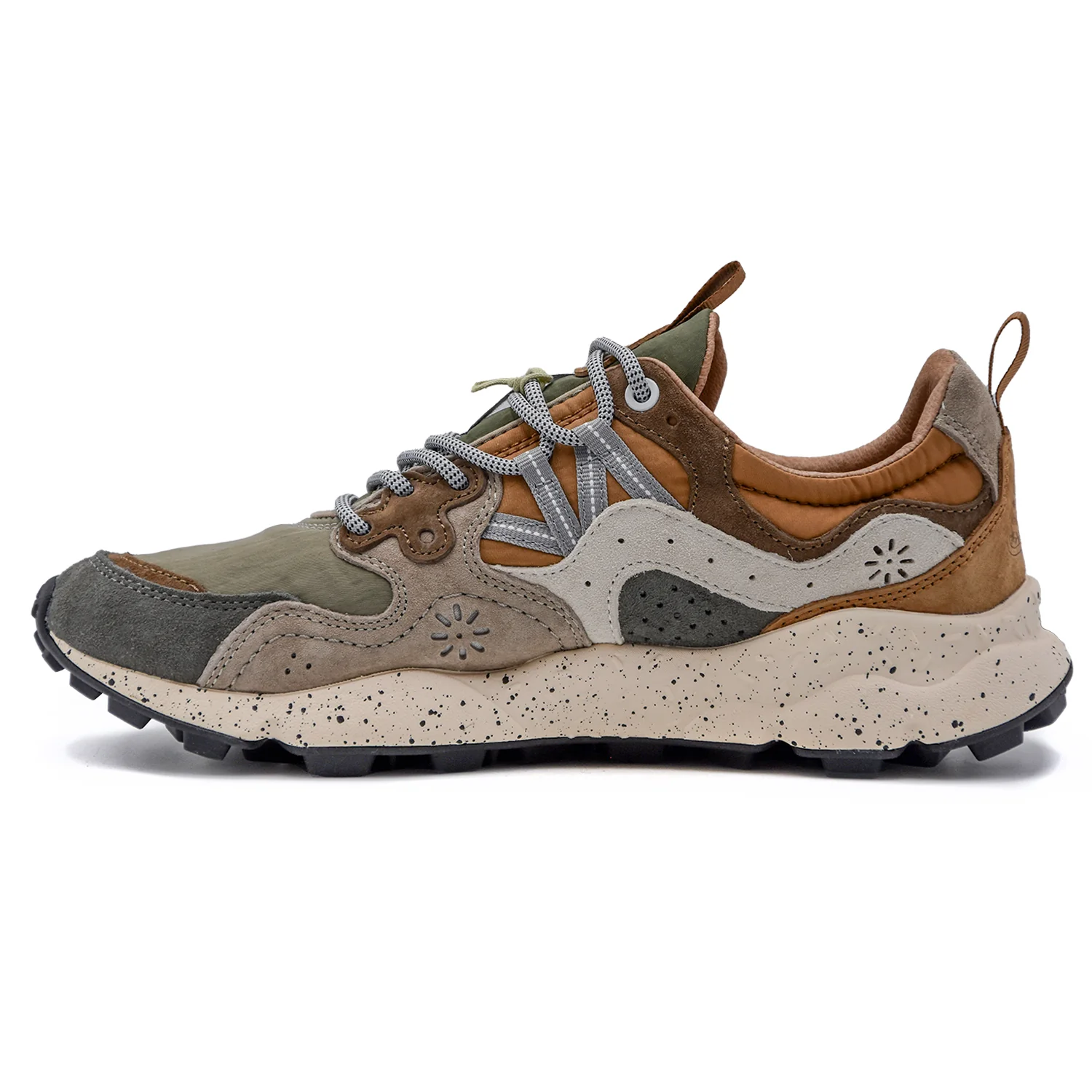 Flower Mountain Grigio Onion Suola Gomma Leggera Sneakers Uomo - Image 3