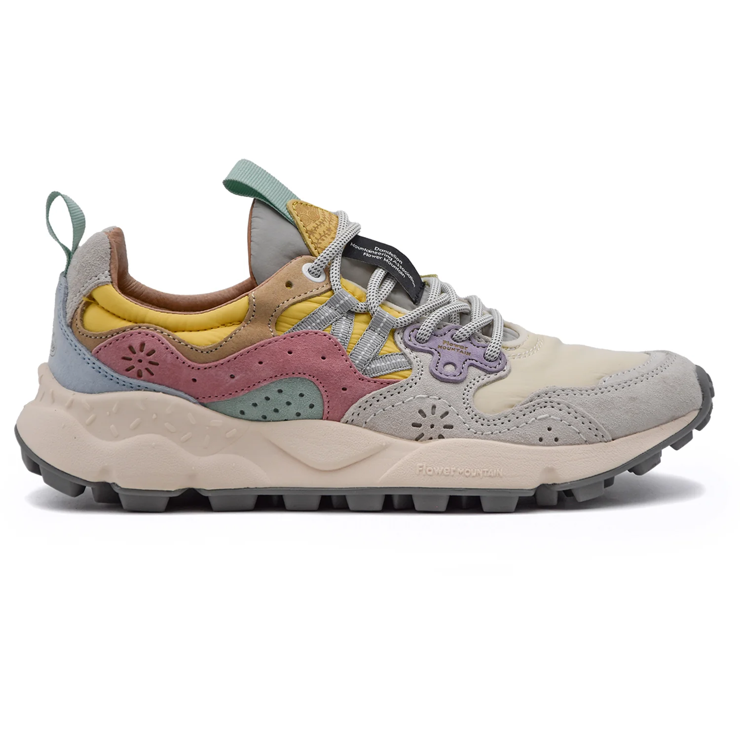 Sneakers Flower Mountain Donna Dalla Costruzione Overlapping Rosé
