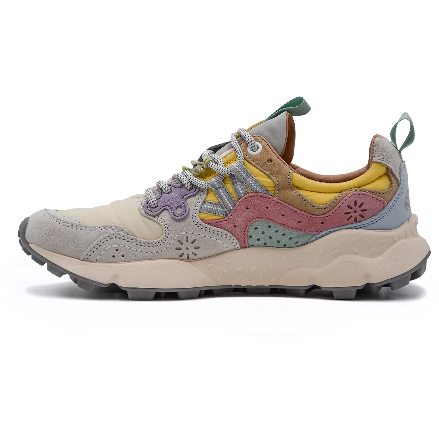 Sneakers Flower Mountain Donna Dalla Costruzione Overlapping Rosé - Image 4