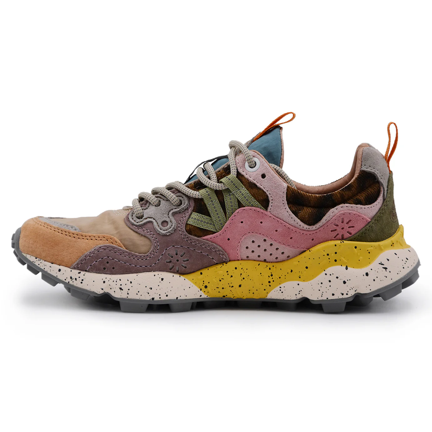 Sneakers Flower Mountain Yamano 3 Donna Suede Multicolor Nature - Image 3