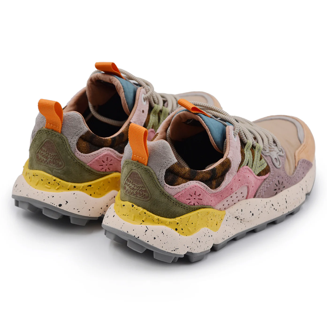 Sneakers Flower Mountain Yamano 3 Donna Suede Multicolor Nature - Image 4