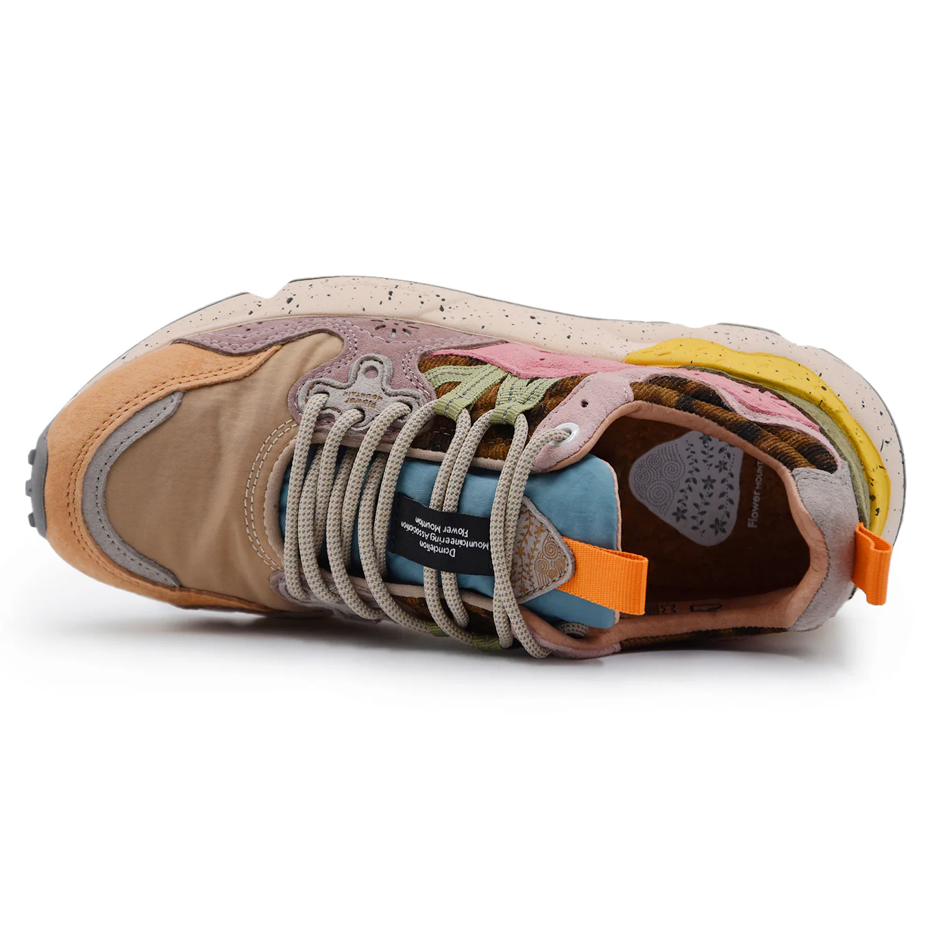 Sneakers Flower Mountain Yamano 3 Donna Suede Multicolor Nature - Image 5