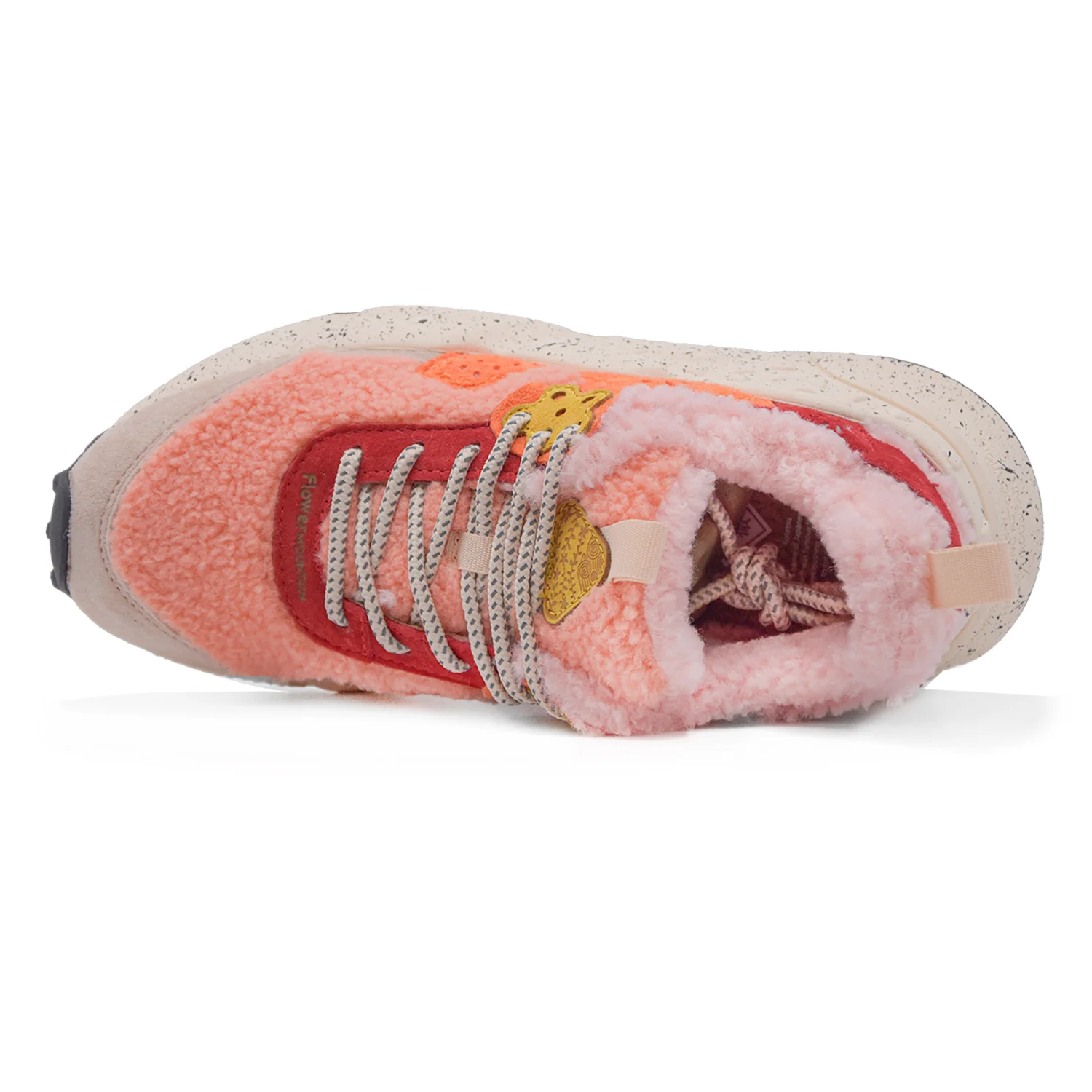 Sneakers Flower Mountain Kotetsu Arancio Donna Giocose E Colorate - Image 3