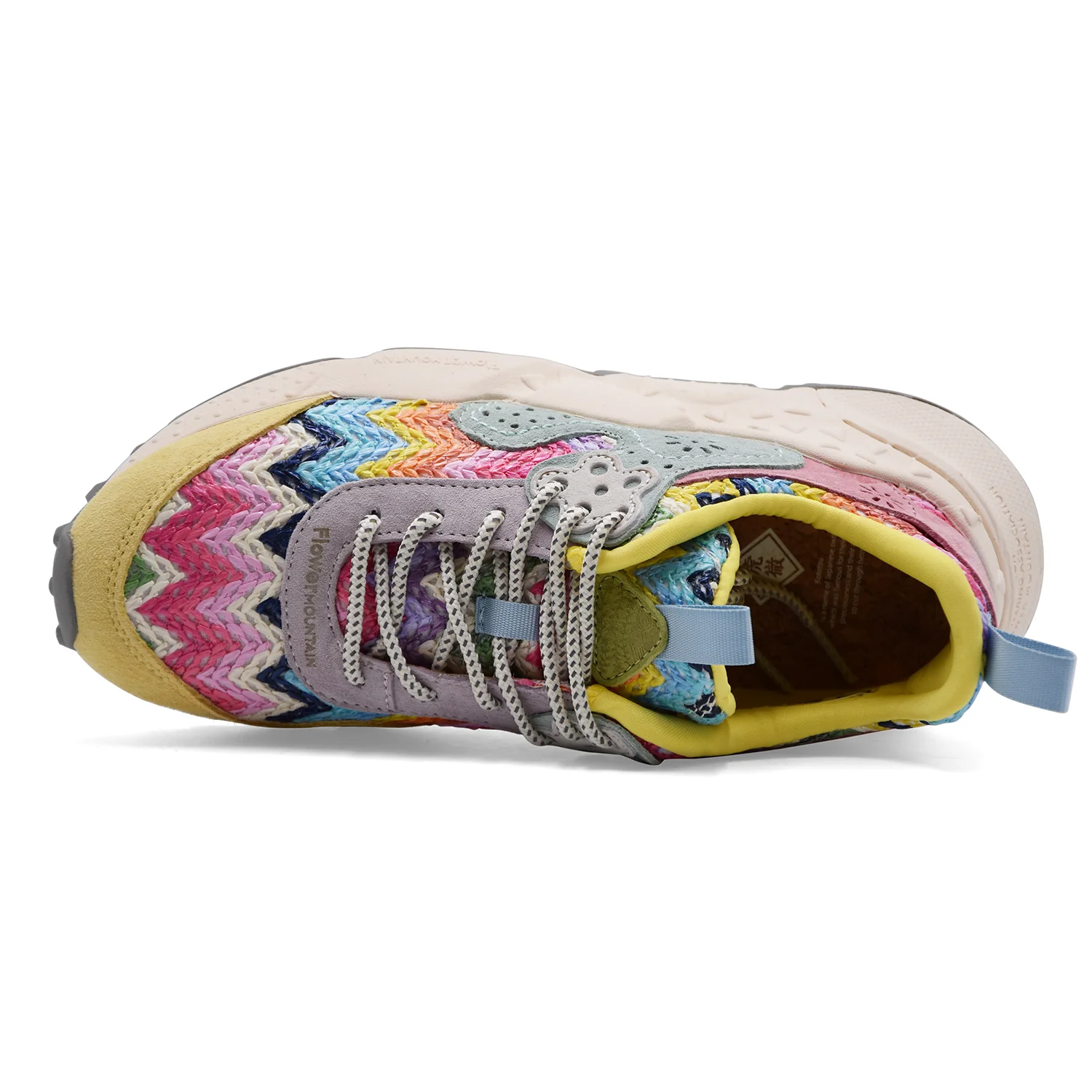 Sneakers Flower Mountain Kotetsu Donna Multicolor Intrecciato - Image 3