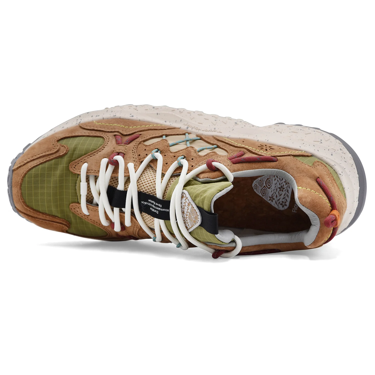 Flower Mountain Sneakers Uomo Yamabushi Suede Nylon Biscotto - Image 3