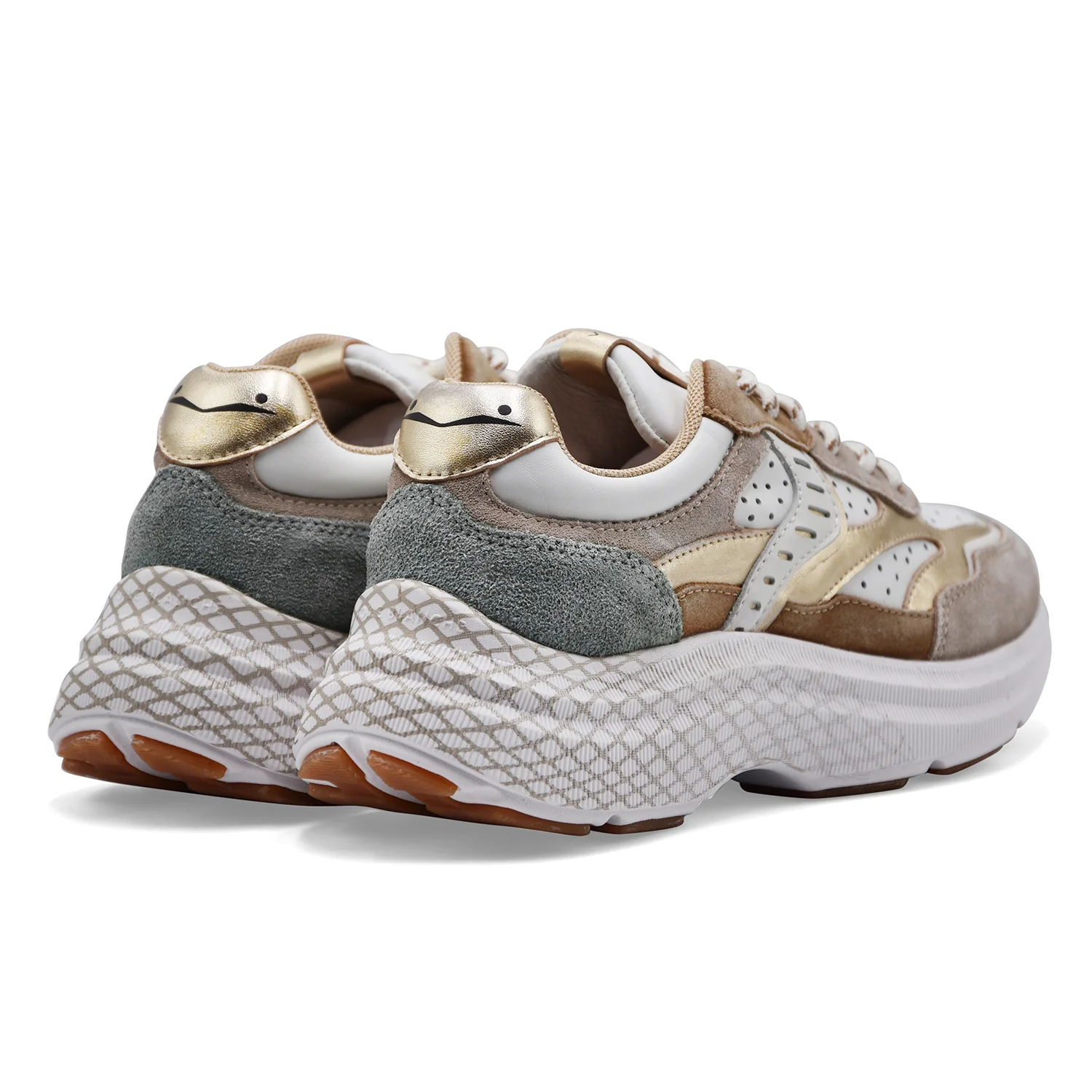 Sneakers Voile Blanche Donna Club122 Perfy Suede Bianco Beige - Image 5
