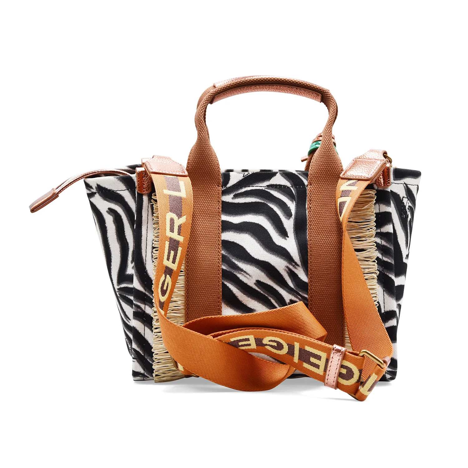 Borsa Kurt Geiger Donna SOUTHBANK SM SHOPPER In Tessuto Zebrato - Image 3