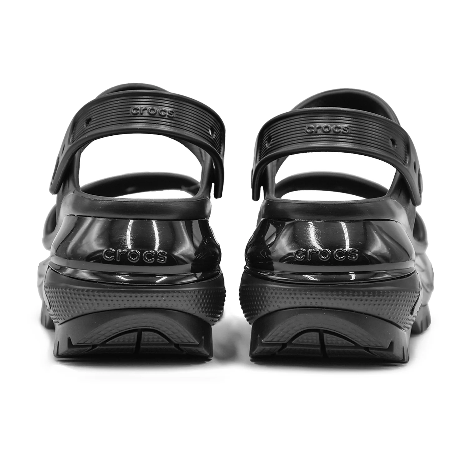 Sandali Crocs Mega Crush Con Dettagli Texturizzati Nero Donna - Image 3