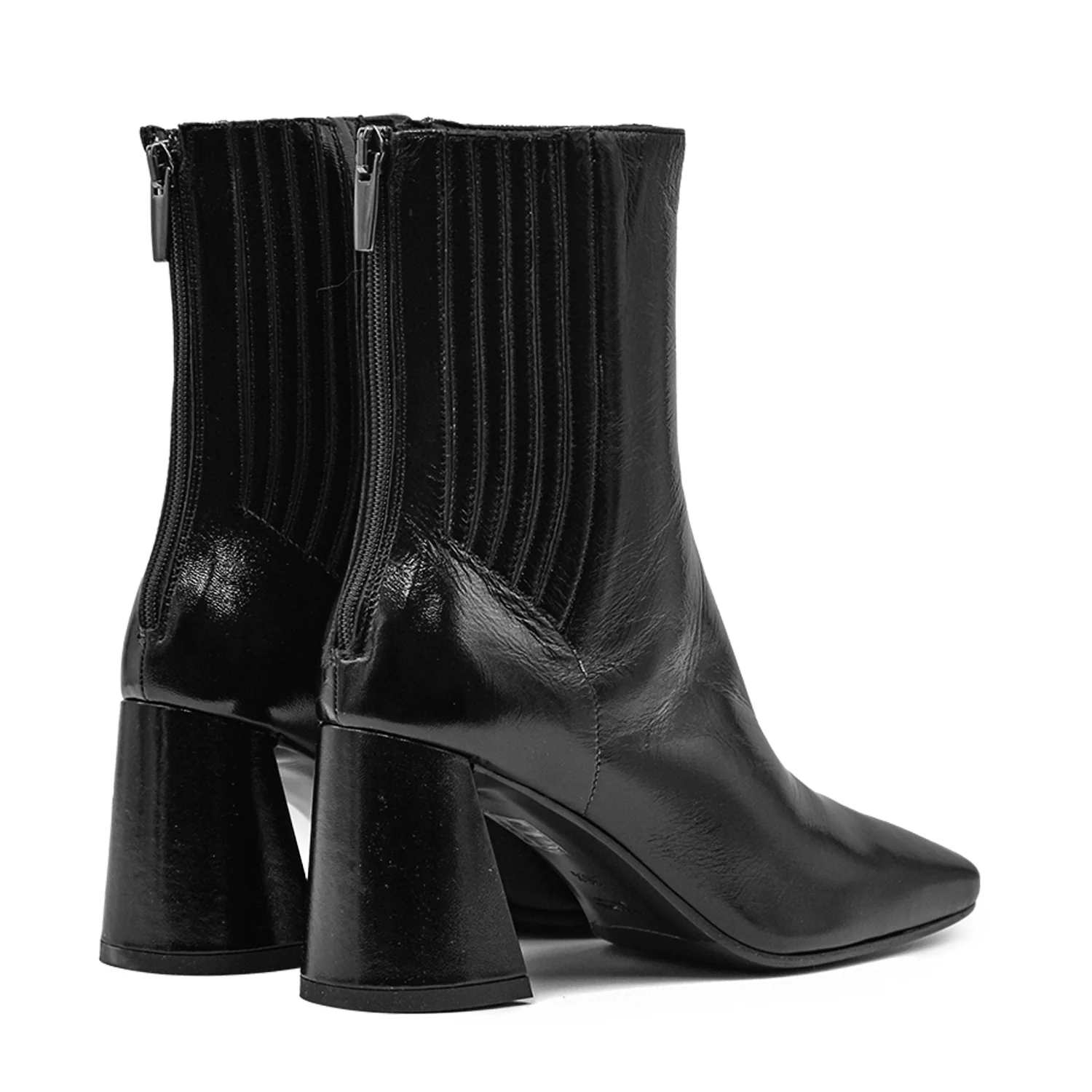 Chantal 1962 Stivaletti Di Classe Nero Elastici Laterali Donna - Image 3