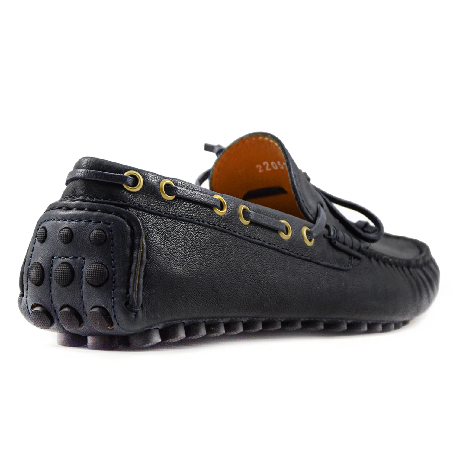 Mocassini Uomo Car Shoe Blu Con Laccio Passante Riccardo P. - Image 4