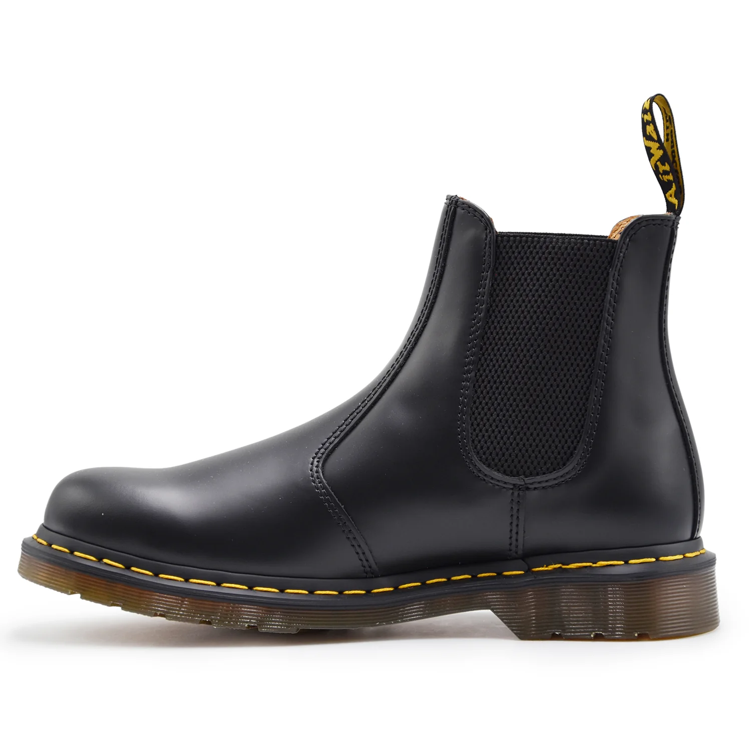 Beatles Dr. Martens Uomo 2976 YS Nero Iconiche Cuciture Gialle - Image 3