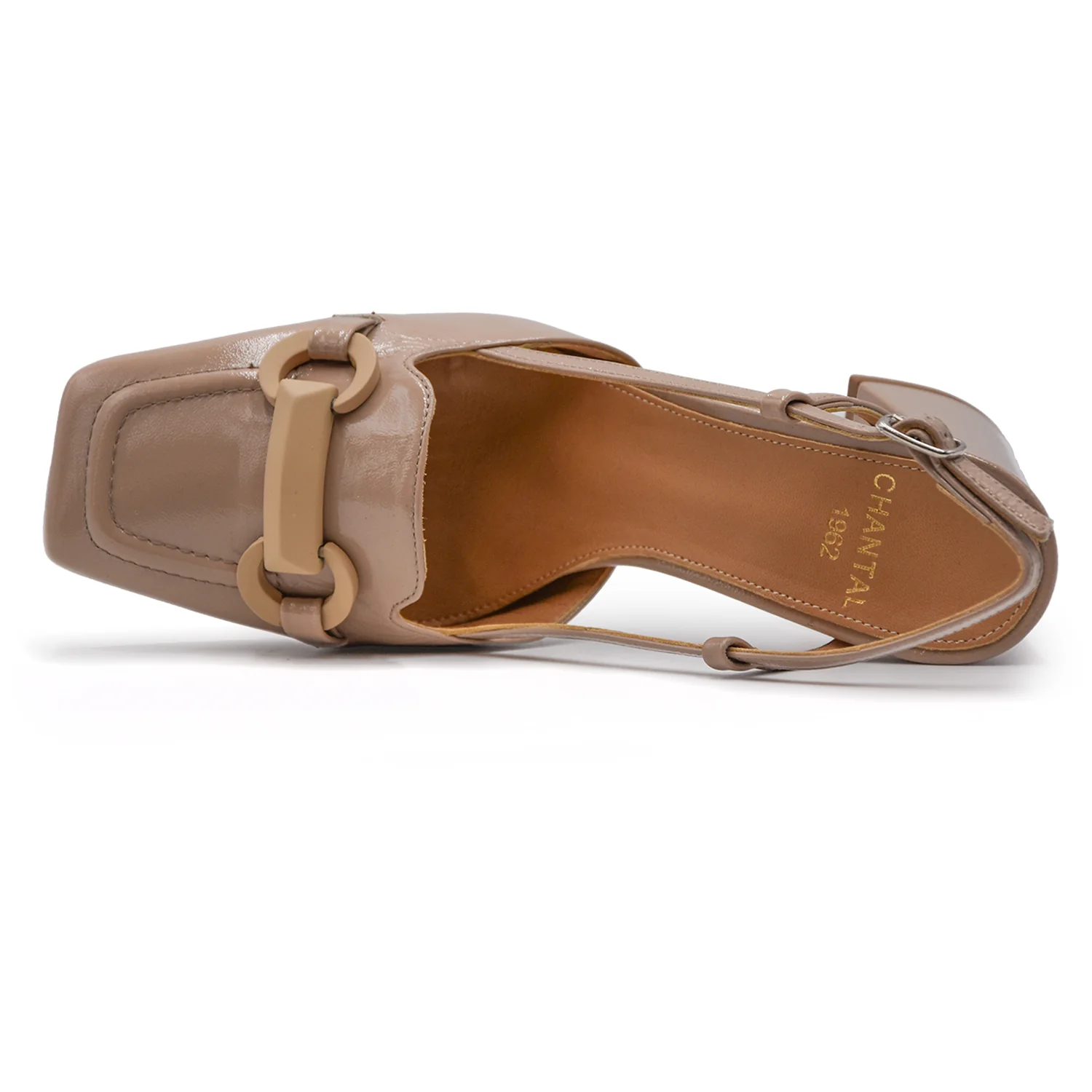 Chanel Donna Chantal 1962 Beige Con Tacco A Blocco Fasciato - Image 3