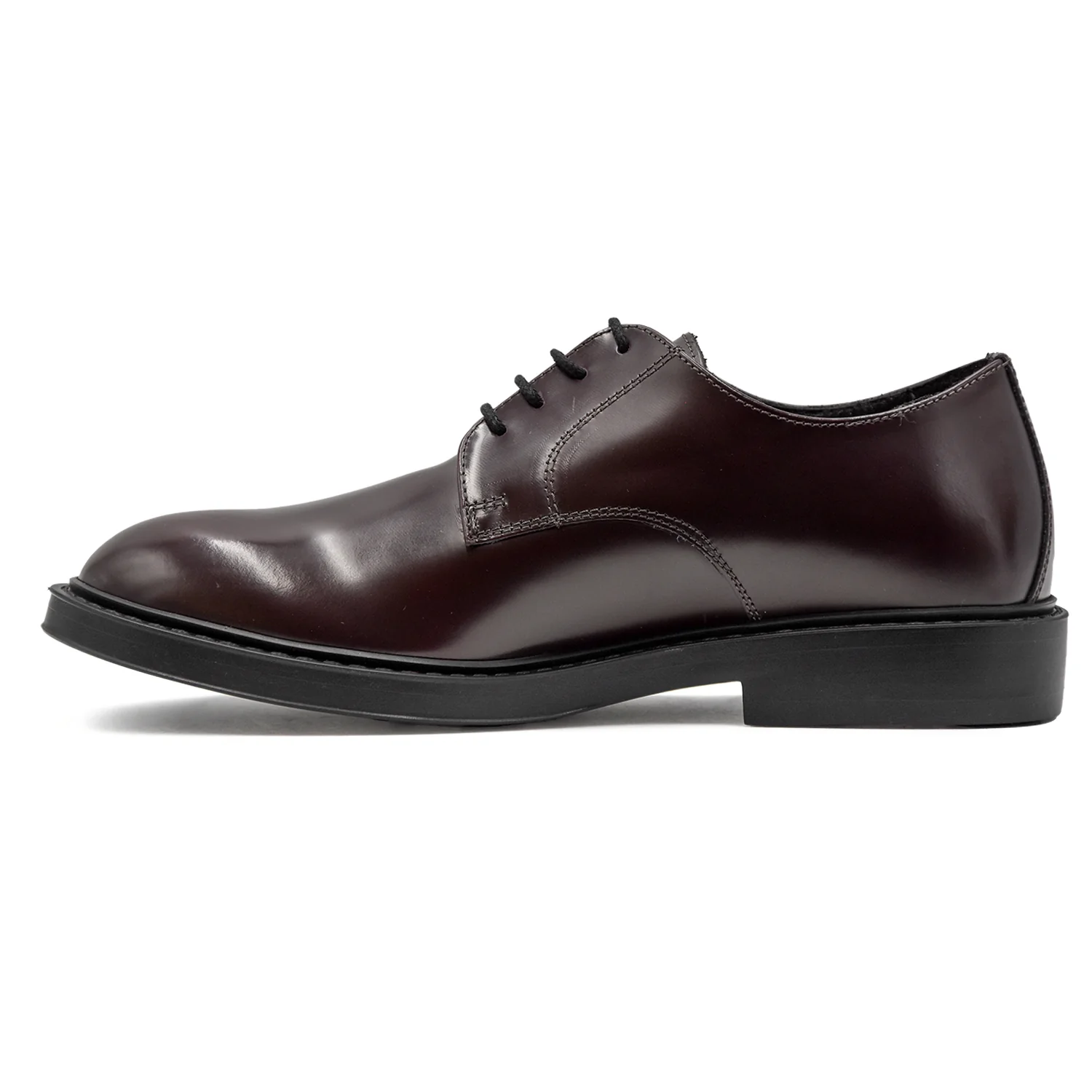 Stringate Uomo Bordeaux Riccardo P. Per Business Man Moderno - Image 3