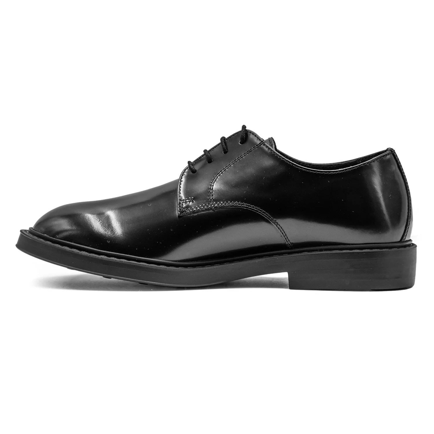 Stringate Nero Uomo Derby Dalla Linea Inconfondibile Riccardo P. - Image 3