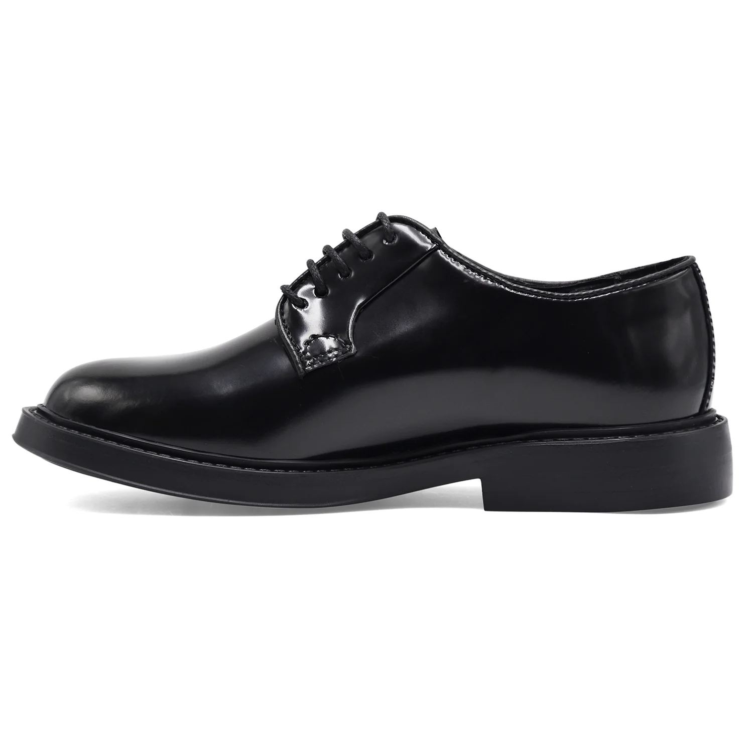 Stringate Riccardo P. 23089 Donna Pelle Nera Elegante E Di Stile - Image 3