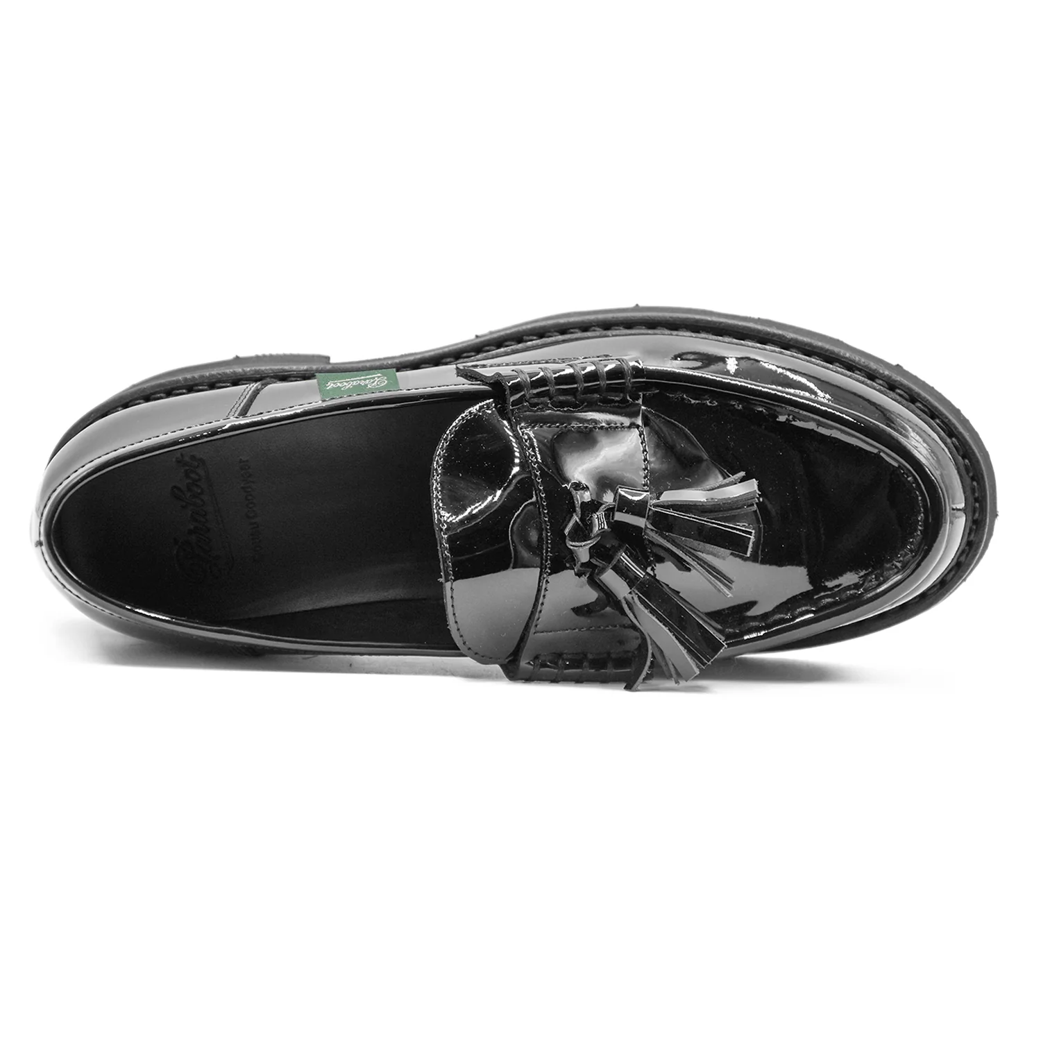 Paraboot Mocassini Aubin Nero Dalla Suola Spessa Leggera Donna - Image 5