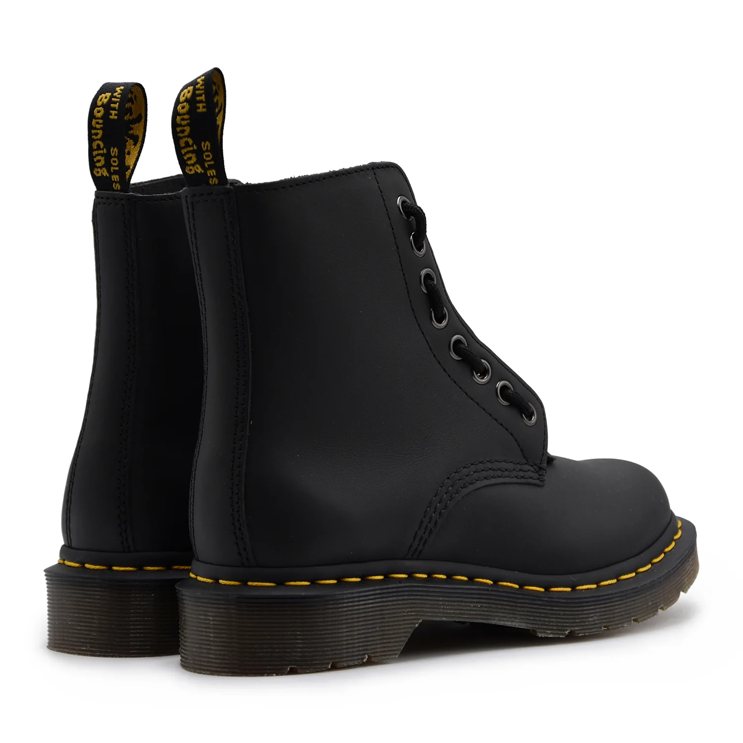 Dr. Martens Anfibio Nero Donna 1460 PASCAL FRNT ZIP Doppia Zip - Image 3
