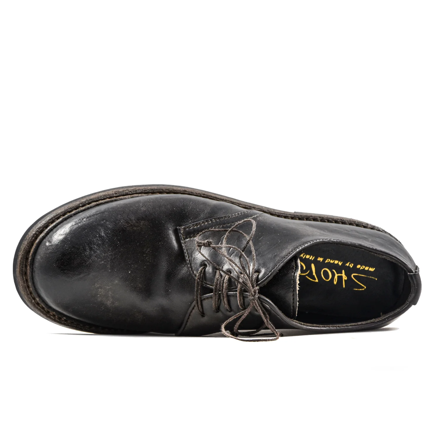 Stringata Shoto Piombo Uomo Made In Italy Tamponata - Image 3