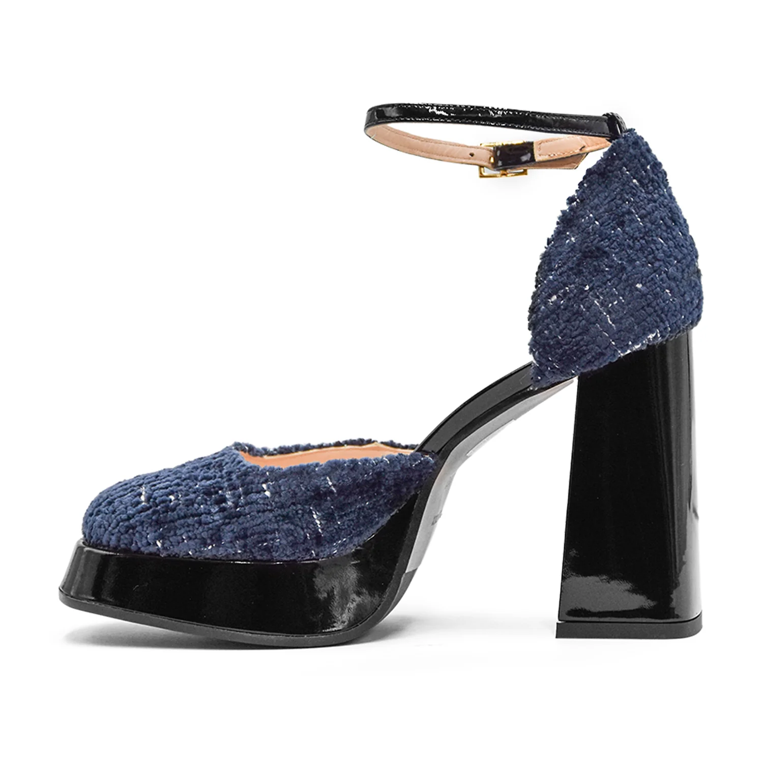 Chanel Blu Matteo Pitti Donna In Bukle Con Cinturino Regolabile - Image 3