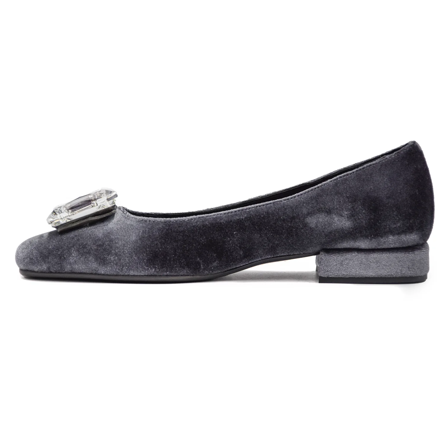 Ballerine Donna Chantal 1962 Grigio Tacco Basso Per Eccellenza - Image 3