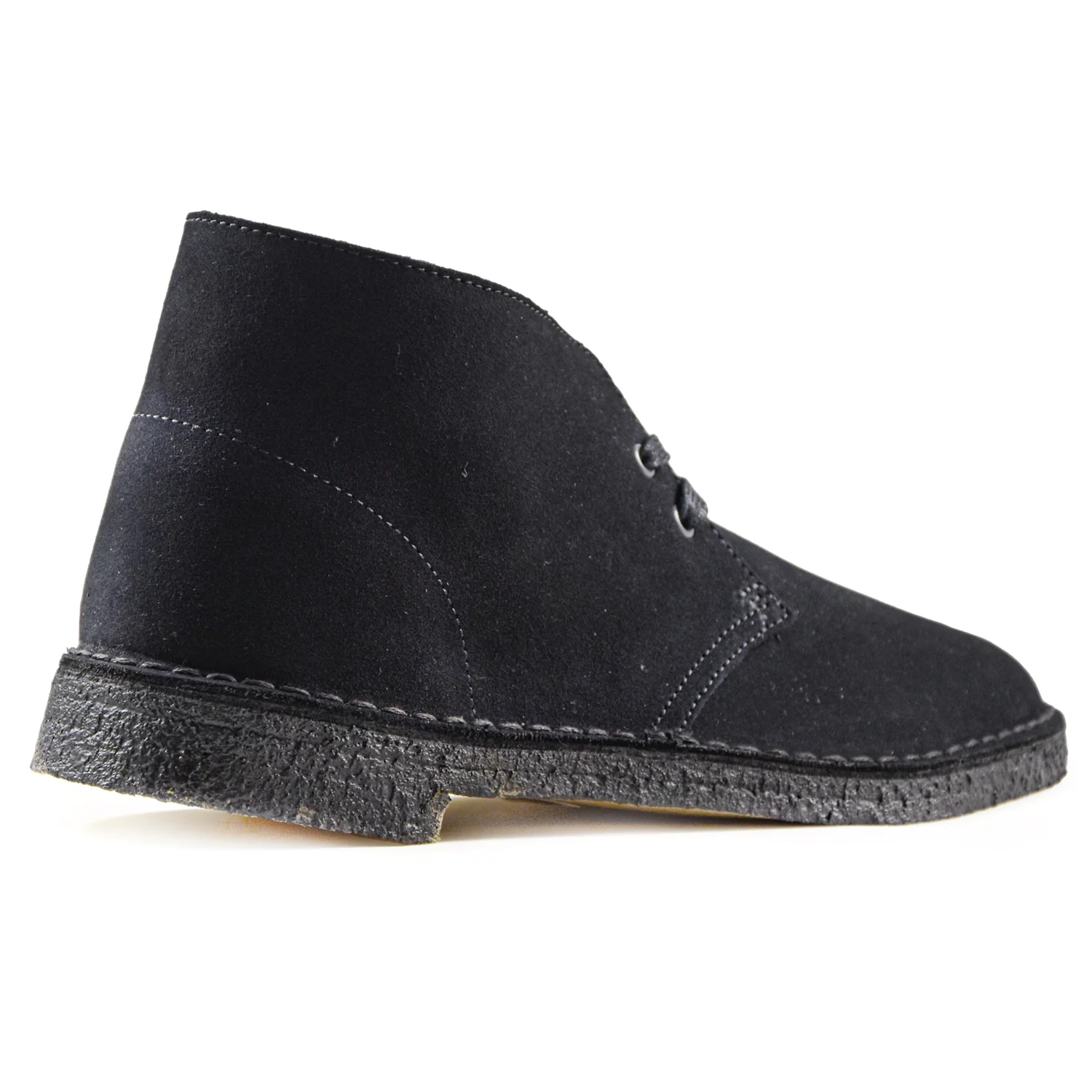 Desert Boot Clarks Nero Polacchino In Camoscio Rinnovato Da Uomo - Image 3