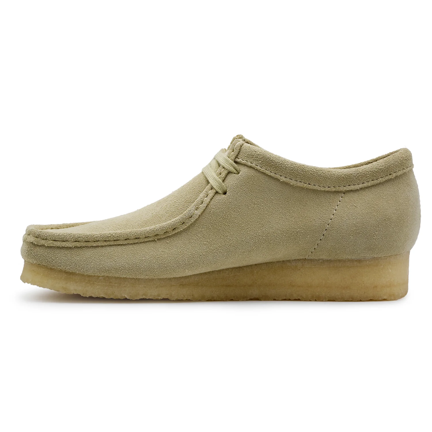 Clarks Originals Allacciata Uomo Beige Wallabee Modello Iconico - Image 4