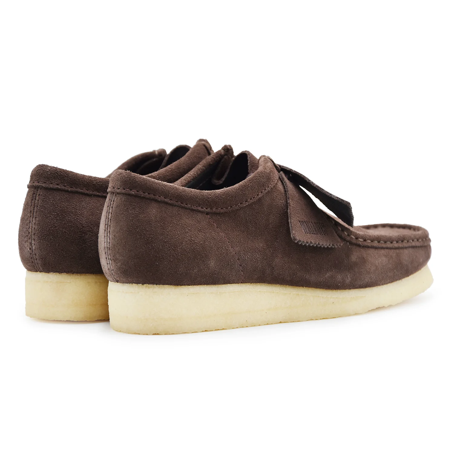 Allacciata Clarks Originals Uomo Wallabee Camoscio Testa Di Moro - Image 3
