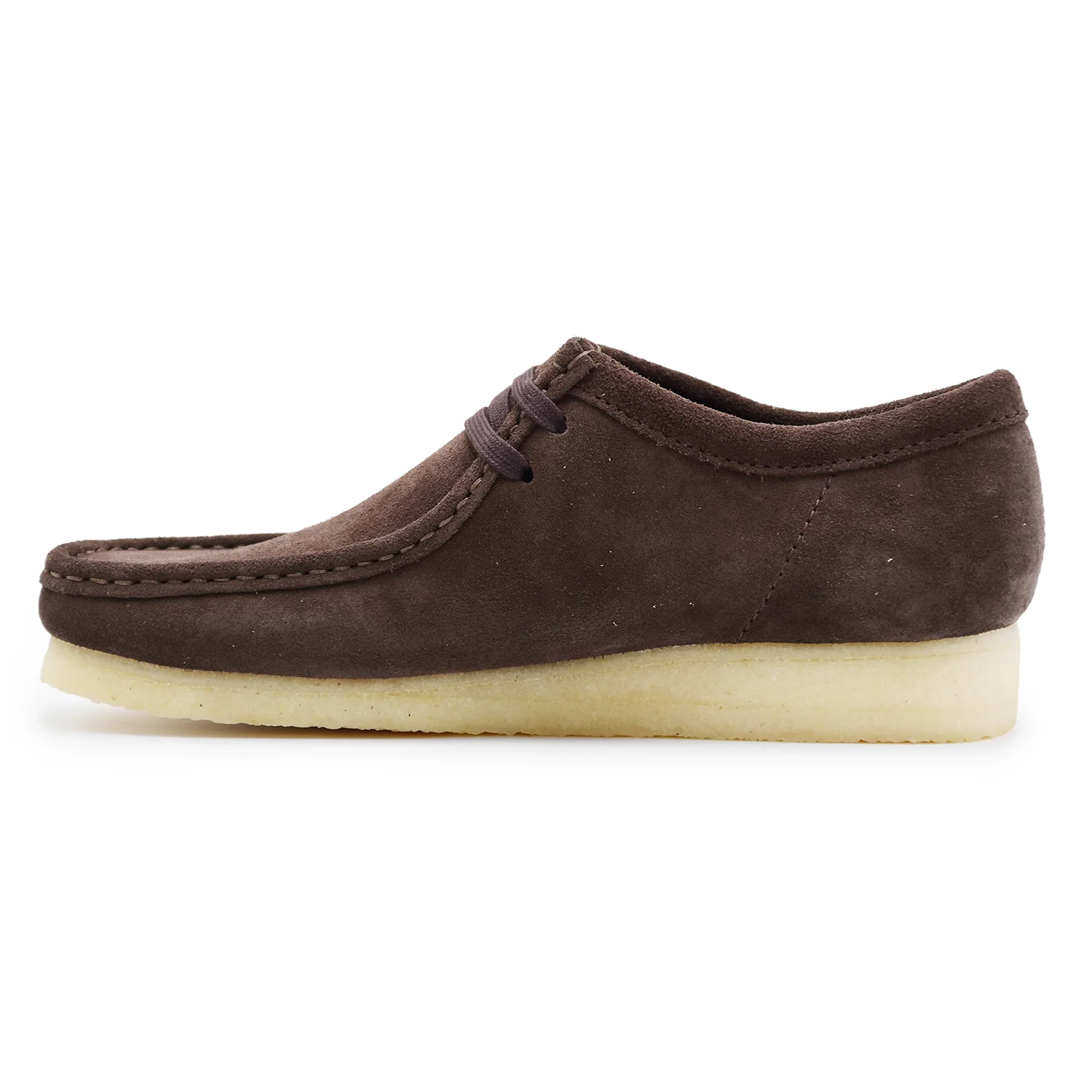 Allacciata Clarks Originals Uomo Wallabee Camoscio Testa Di Moro - Image 4