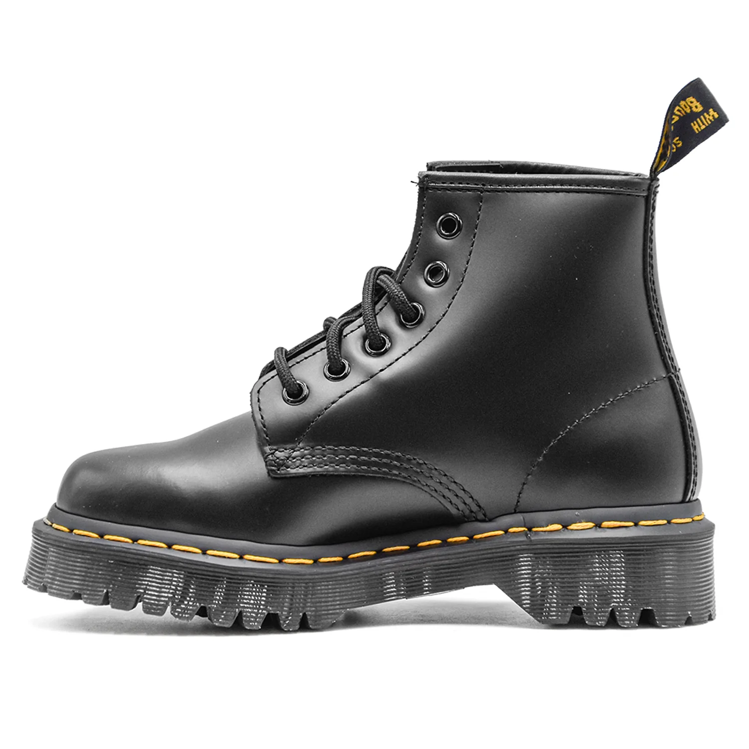 Dr. Martens 101 Bex Nero Stivaletti Donna Nato Per Agenti Polizia - Image 3