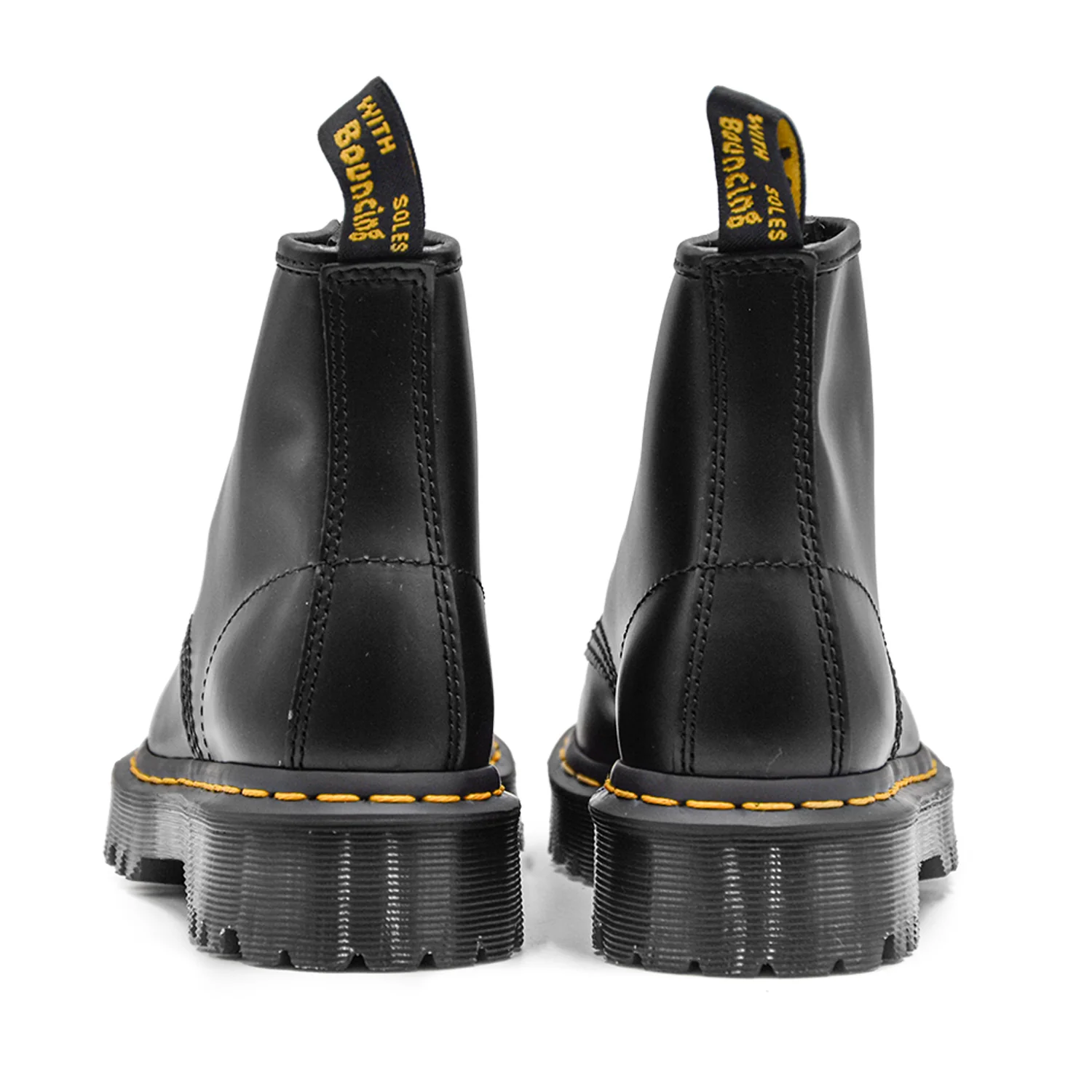 Dr. Martens 101 Bex Nero Stivaletti Donna Nato Per Agenti Polizia - Image 4
