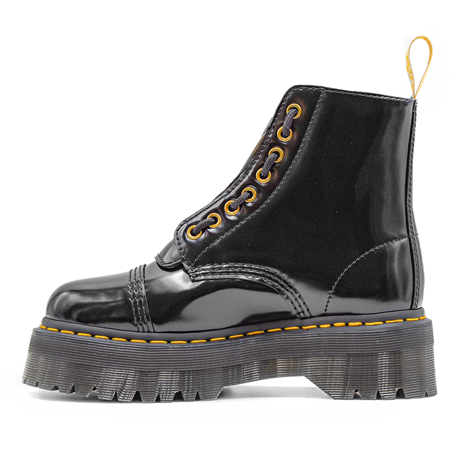 Dr. Martens Sinclair Anfibio Nero Vegan Con Zip Amovibile Donna - Image 3