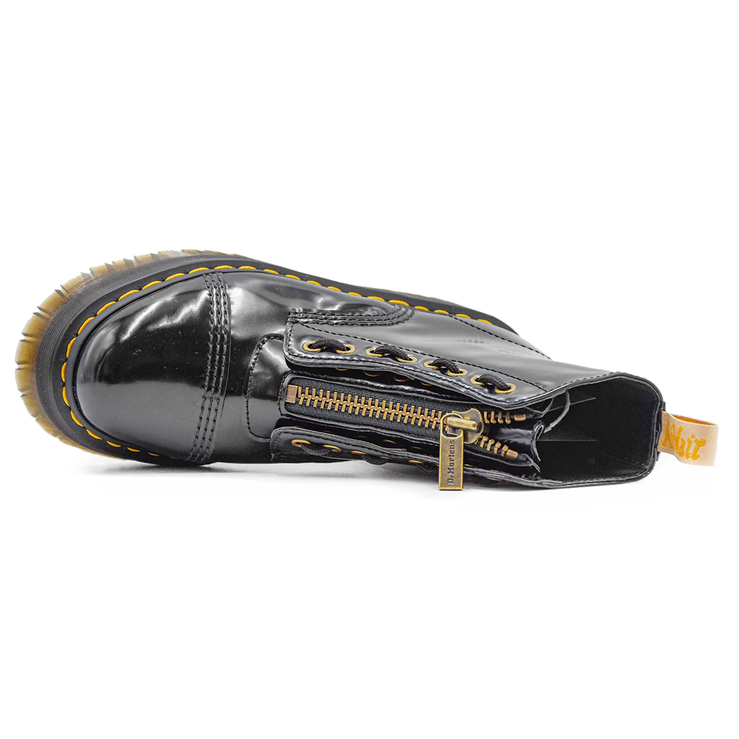 Dr. Martens Sinclair Anfibio Nero Vegan Con Zip Amovibile Donna - Image 4