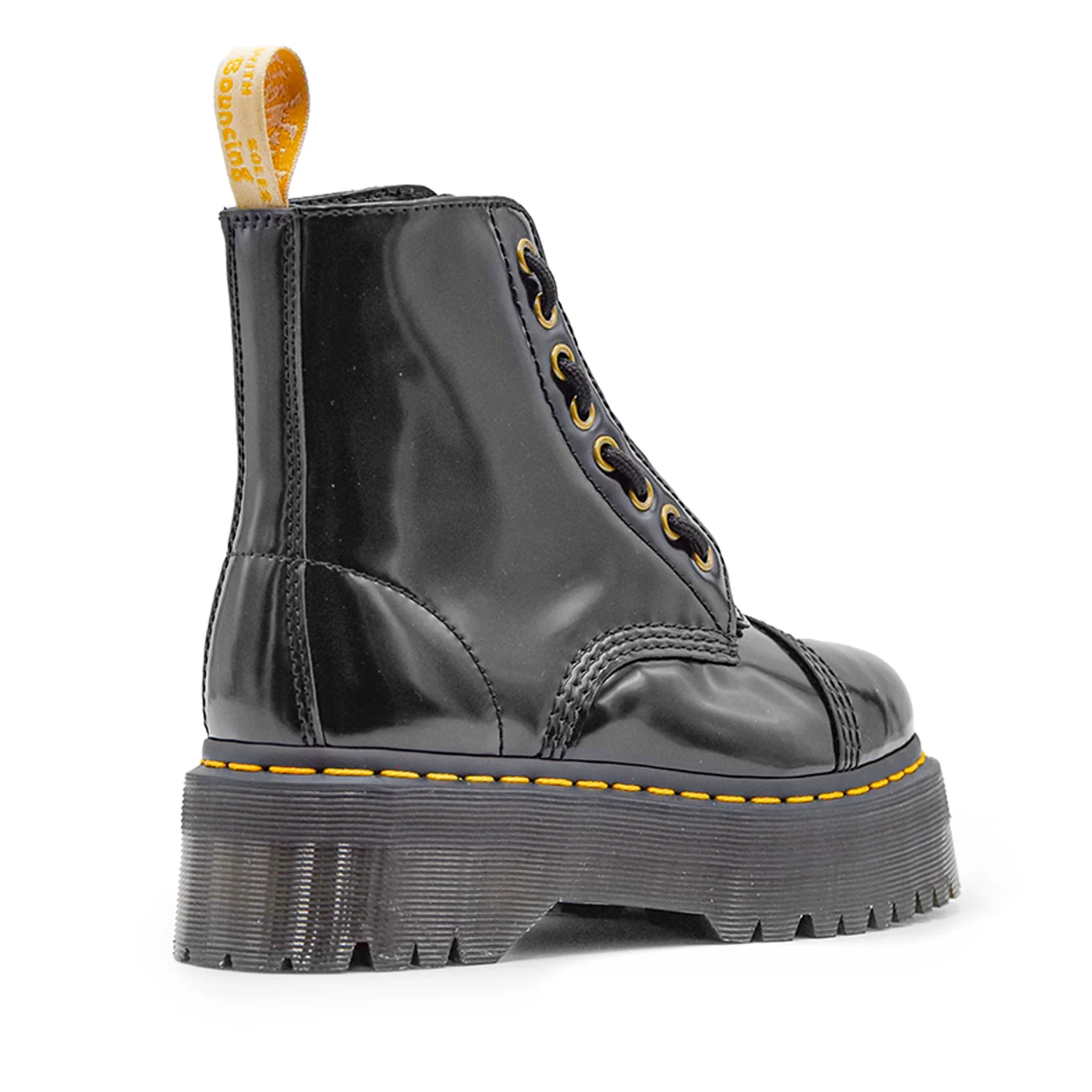 Dr. Martens Sinclair Anfibio Nero Vegan Con Zip Amovibile Donna - Image 5