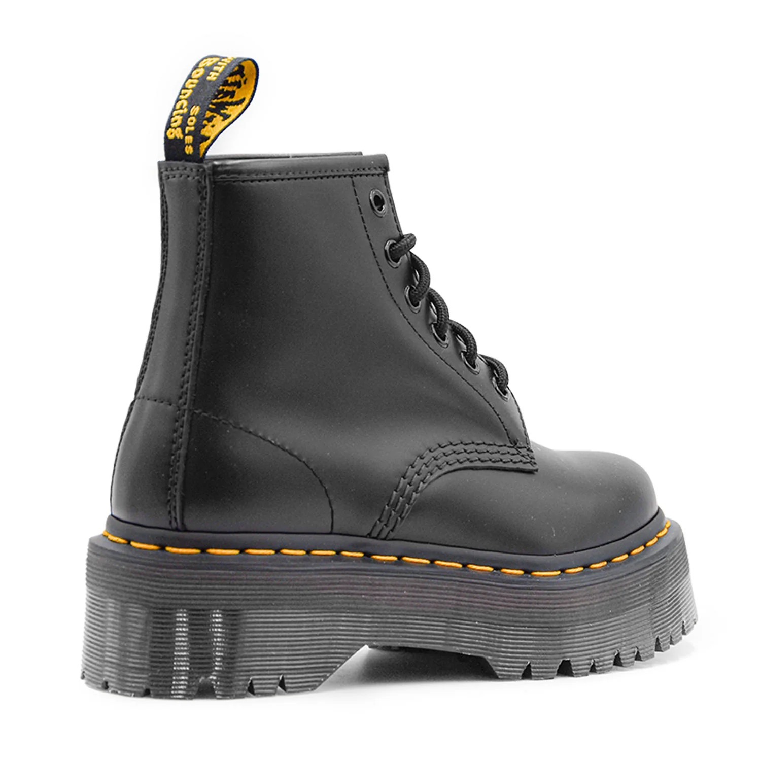 Dr. Martens Anfibio 101 Quad Nero Donna Allacciatura A Sei Fori - Image 3